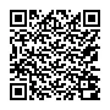 QR-код для номера телефона +17172000953