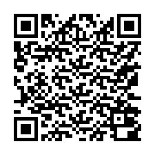 Código QR para número de teléfono +17172000966