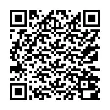 QR код за телефонен номер +17172000989