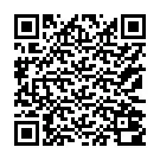 QR-koodi puhelinnumerolle +17172000991