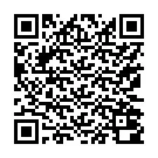 QR-koodi puhelinnumerolle +17172000992