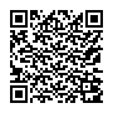 QR kód a telefonszámhoz +17172001005