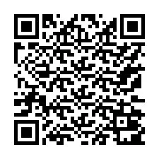 QR Code สำหรับหมายเลขโทรศัพท์ +17172001015