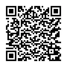 QR-koodi puhelinnumerolle +17172001020