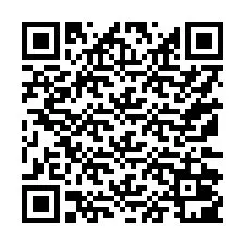 QR-koodi puhelinnumerolle +17172001044