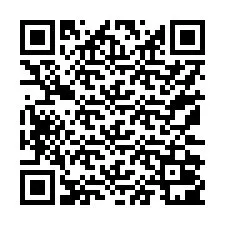 QR код за телефонен номер +17172001060