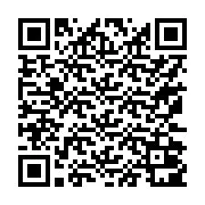 QR Code สำหรับหมายเลขโทรศัพท์ +17172001062