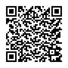 Código QR para número de teléfono +17172001066