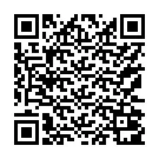 QR код за телефонен номер +17172001070