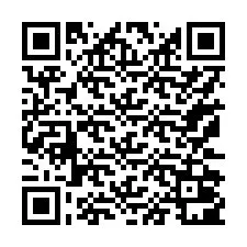 QR kód a telefonszámhoz +17172001075