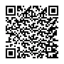 Código QR para número de teléfono +17172001076