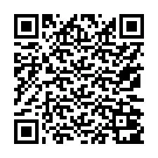 QR код за телефонен номер +17172001083