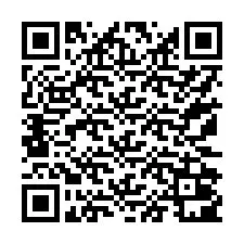 QR код за телефонен номер +17172001090