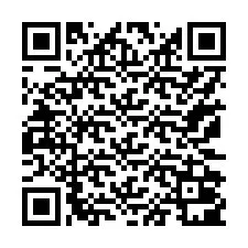 QR-koodi puhelinnumerolle +17172001095