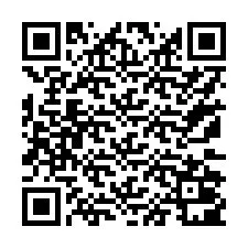 Código QR para número de telefone +17172001101