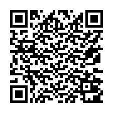 QR код за телефонен номер +17172001103