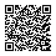 電話番号のQRコード +17172001115