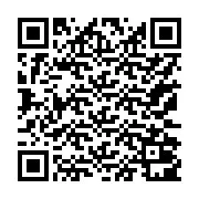 QR-koodi puhelinnumerolle +17172001135