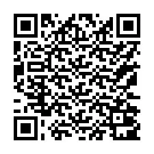 QR-kood telefoninumbri jaoks +17172001161