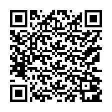 電話番号のQRコード +17172001251