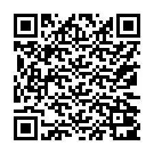 QR kód a telefonszámhoz +17172001289