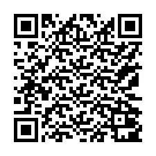 QR код за телефонен номер +17172001291