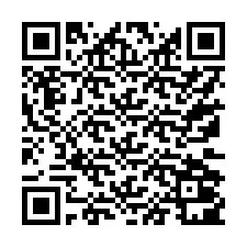 QR Code สำหรับหมายเลขโทรศัพท์ +17172001308