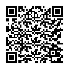 Código QR para número de teléfono +17172001332