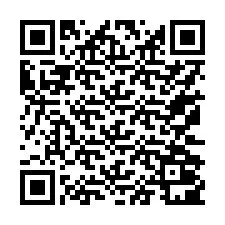 QR-koodi puhelinnumerolle +17172001373