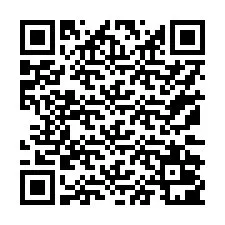 Código QR para número de teléfono +17172001511