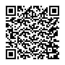 電話番号のQRコード +17172001556