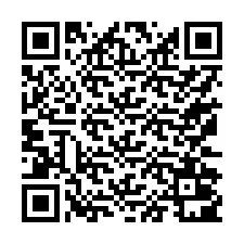 Código QR para número de teléfono +17172001576