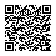 QR-koodi puhelinnumerolle +17172001586