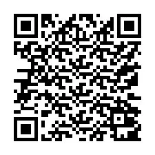 Código QR para número de teléfono +17172001618