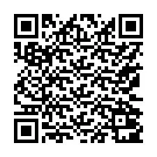 QR kód a telefonszámhoz +17172001636