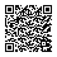 QR kód a telefonszámhoz +17172001641