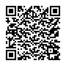 QR код за телефонен номер +17172001643