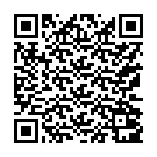 QR код за телефонен номер +17172001654