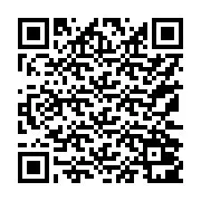 QR kód a telefonszámhoz +17172001660