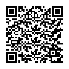 Código QR para número de teléfono +17172001670