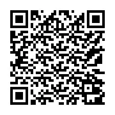 QR Code สำหรับหมายเลขโทรศัพท์ +17172001681