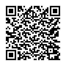 QR kód a telefonszámhoz +17172001697