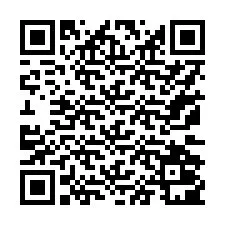 QR Code สำหรับหมายเลขโทรศัพท์ +17172001705