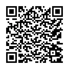 QR-код для номера телефона +17172001707