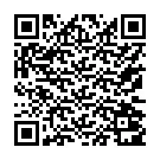 QR kód a telefonszámhoz +17172001713