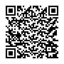 QR-koodi puhelinnumerolle +17172001721