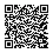 QR-koodi puhelinnumerolle +17172001725