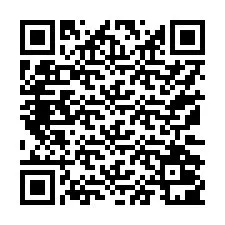 QR kód a telefonszámhoz +17172001754