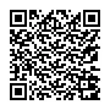 Código QR para número de teléfono +17172001802