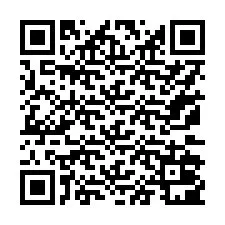 Codice QR per il numero di telefono +17172001805